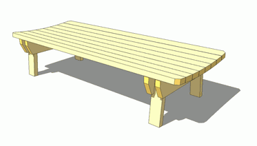 Patio bench (for napping on)