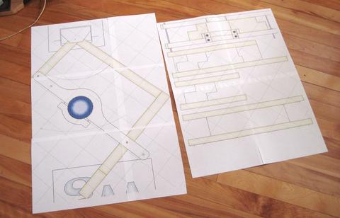 Pantograph for drawing (with drawings and manual).