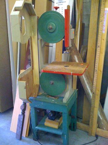 Homemade bandsaw and gilliom based table saw spotted