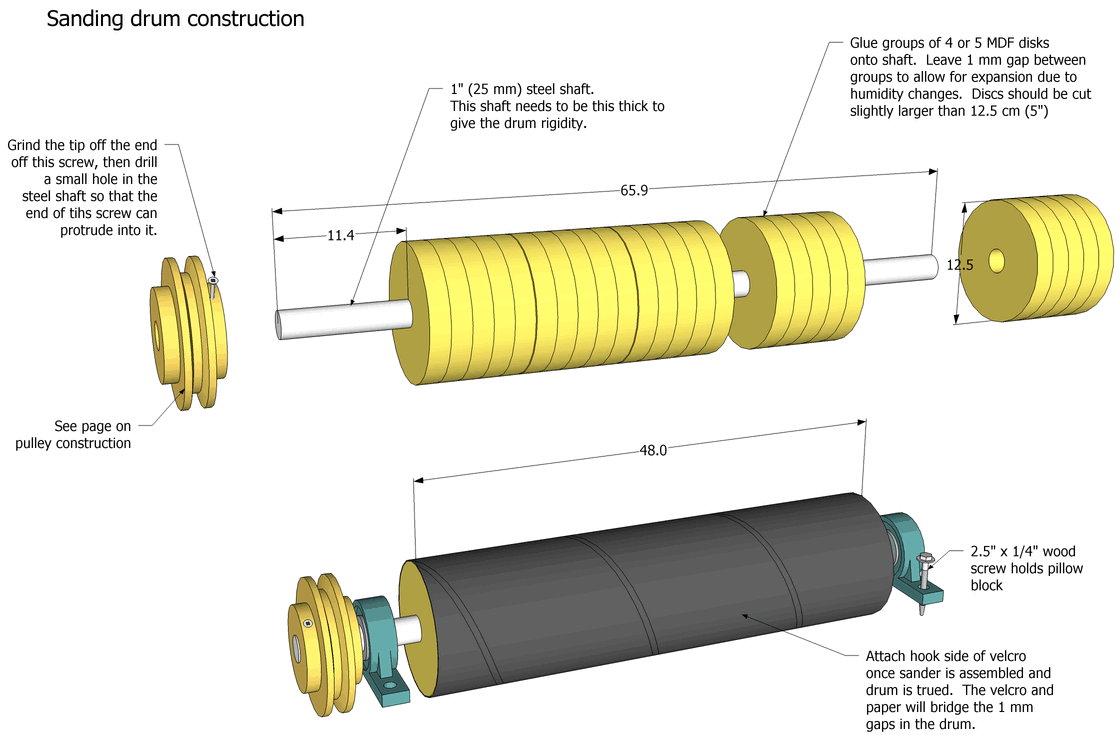 thickness sander plans