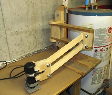 3d plywood arm above workbench - Router Forums