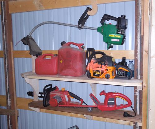 Optimizing storage in the shed