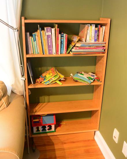 A Bookcase Joined With Dowels