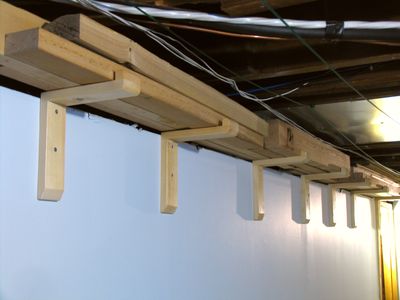 shelf bracket mounted