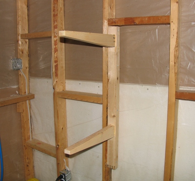 shelf supports with double tenon joints