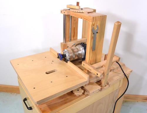 Vertical deals router table