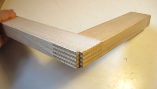 Making wooden try squares