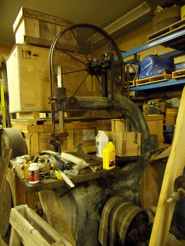 Woodworking machines at the Ontario Steam Heritage Museum