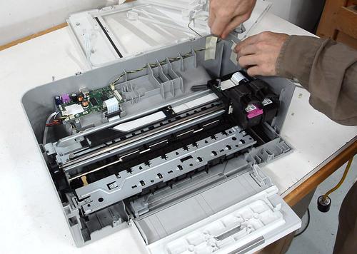 flydende Forladt videnskabsmand Un-building an ink jet printer