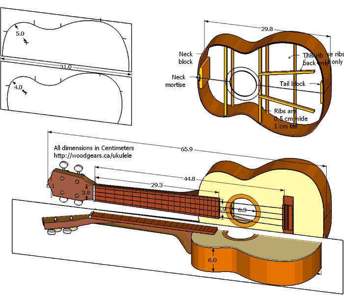 Ukulele wood plans