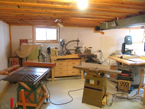 My basement workshop (2009)