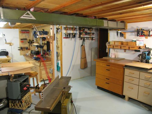 My basement workshop (2009)