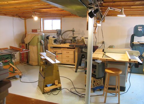 My basement  workshop  2009 