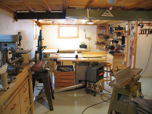 My basement workshop (2009)